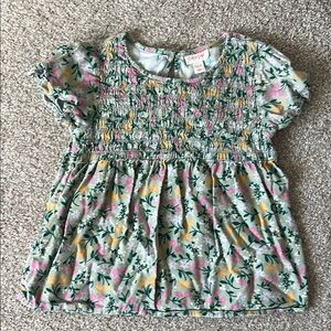 Carter's Floral Kids Top - Green and Pink